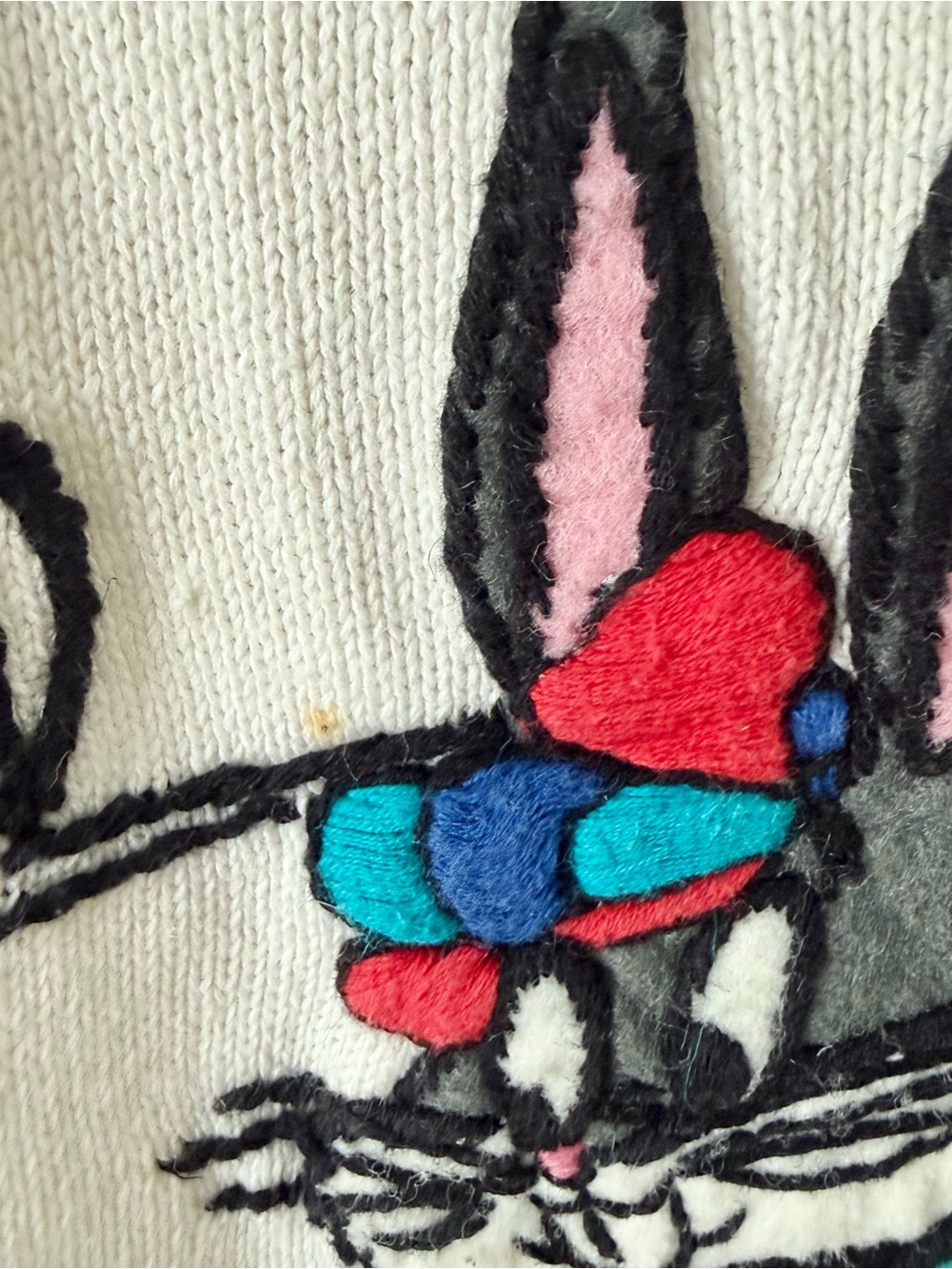 Vintage Michael Simon Warner Bros Bugs Bunny Cardigan - Picture 4 of 8